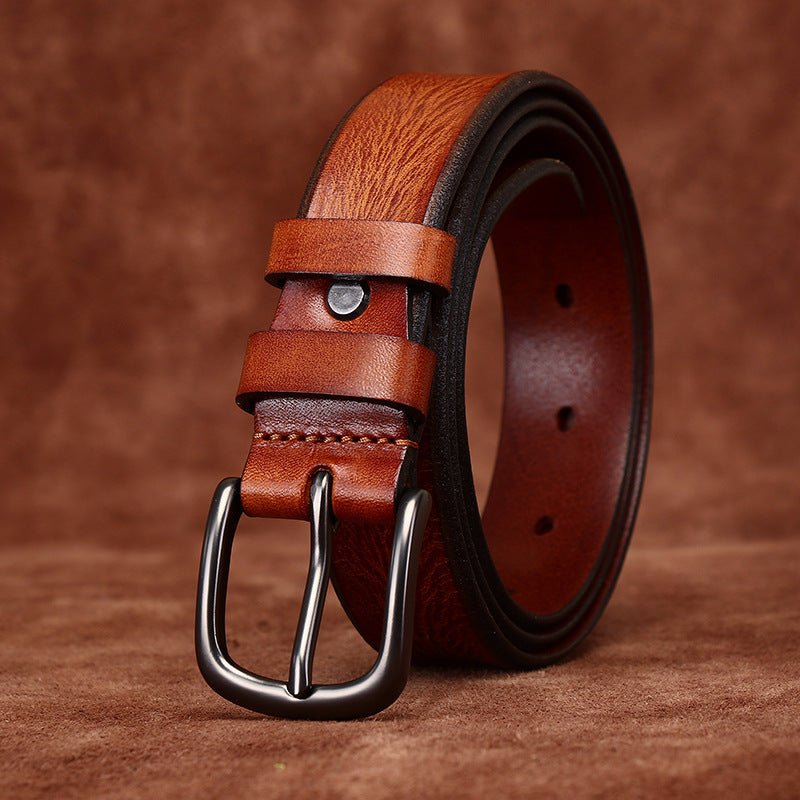 Fendrick – Pin Buckle Leather Belt - Hilltop Nord