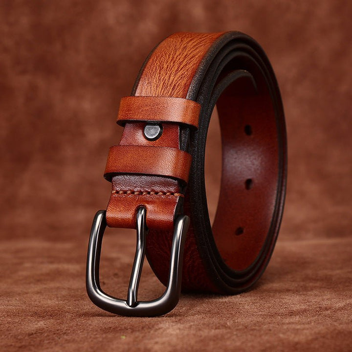 Fendrick – Pin Buckle Leather Belt - Hilltop Nord