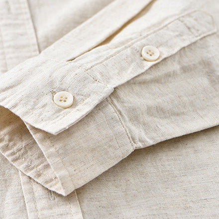 Shoreline - Linen Button-Up