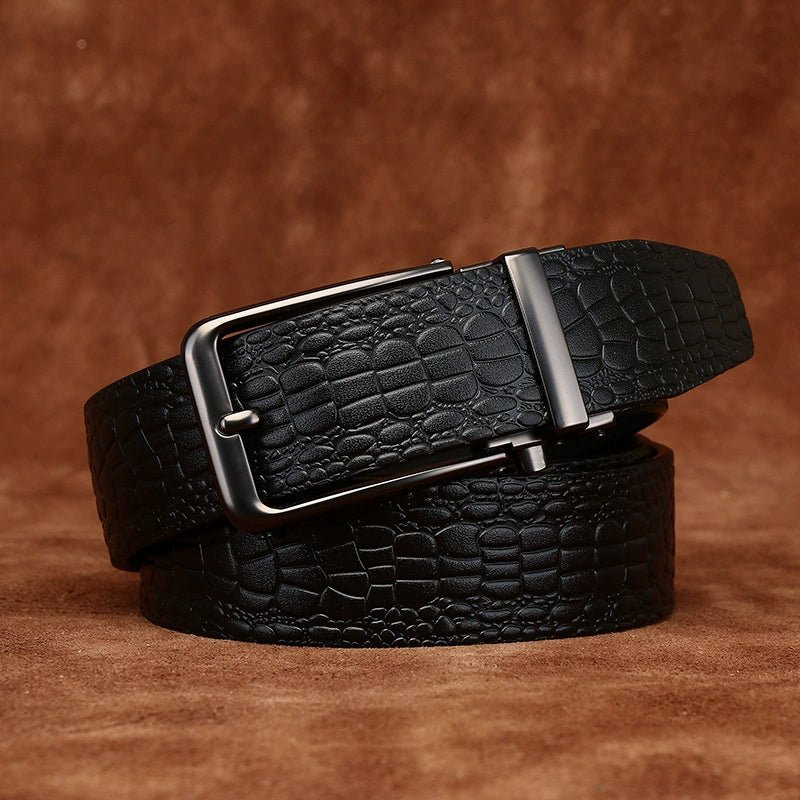 Firth – Crocodile - Embossed Reversible Belt - Hilltop Nord