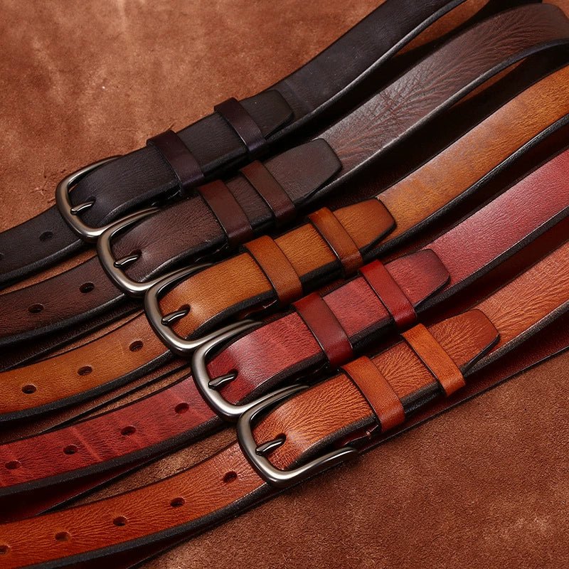 Fendrick – Pin Buckle Leather Belt - Hilltop Nord