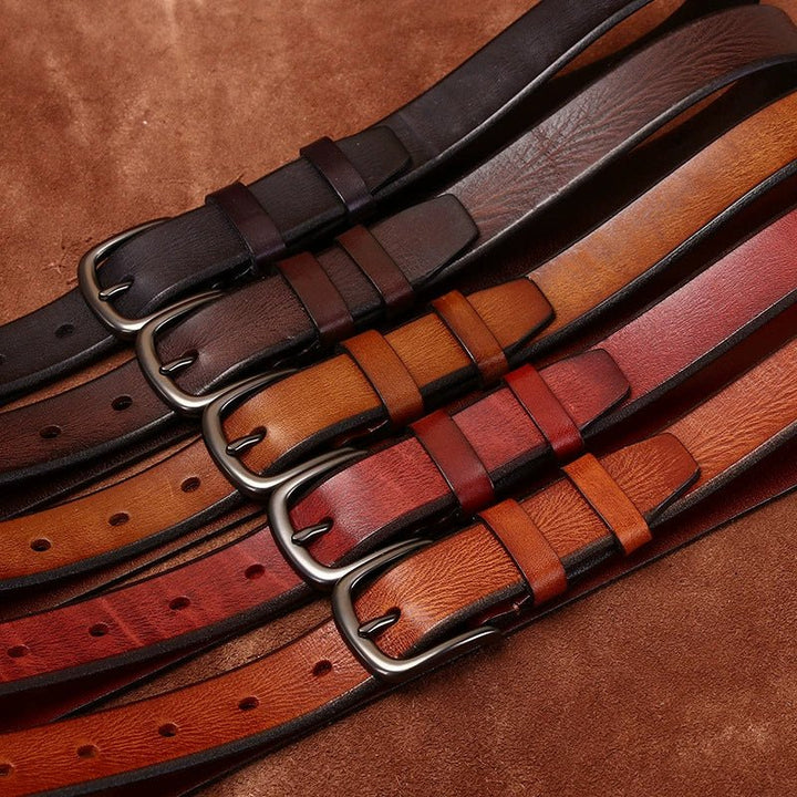 Fendrick – Pin Buckle Leather Belt - Hilltop Nord