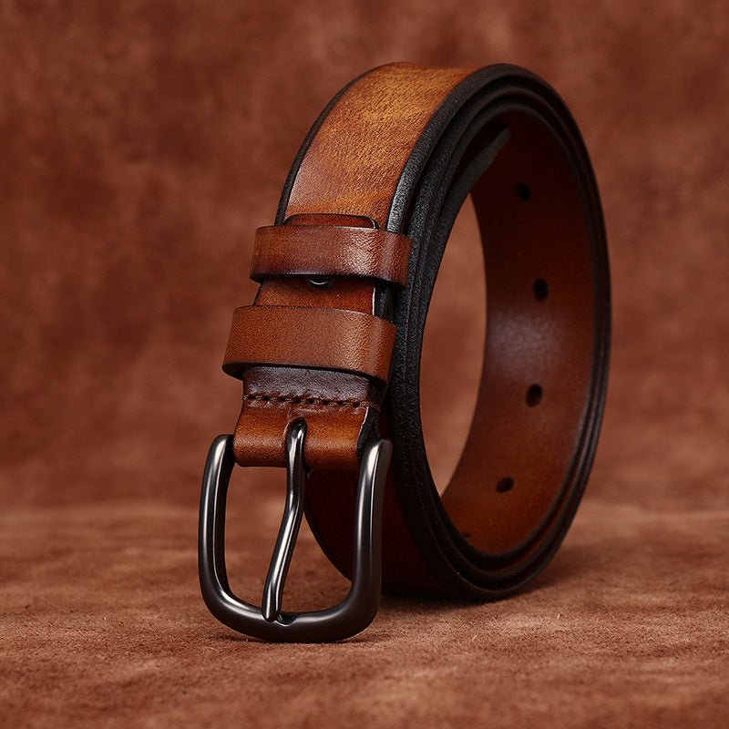 Fendrick – Pin Buckle Leather Belt - Hilltop Nord