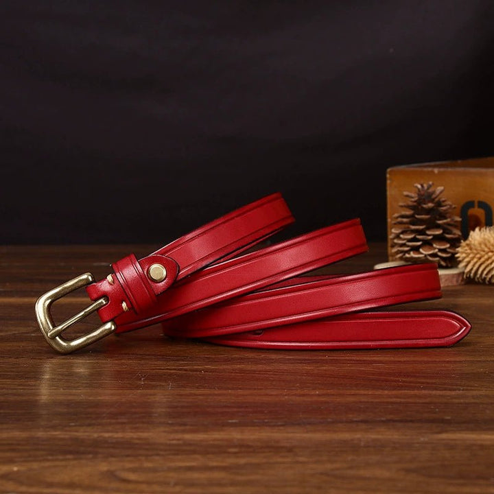 Kelso – Antique Finish Leather Belt - Hilltop Nord