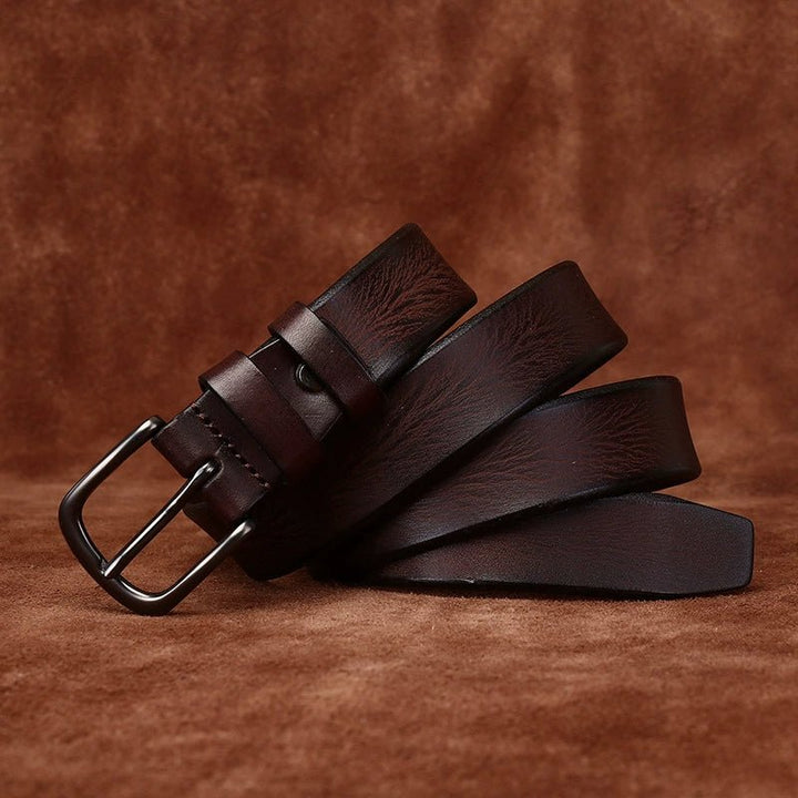 Fendrick – Pin Buckle Leather Belt - Hilltop Nord