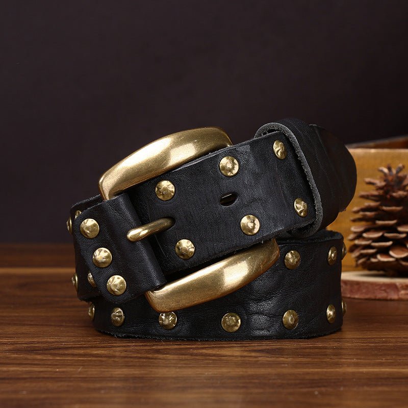 Thistlemark – Studded Leather Belt - Hilltop Nord