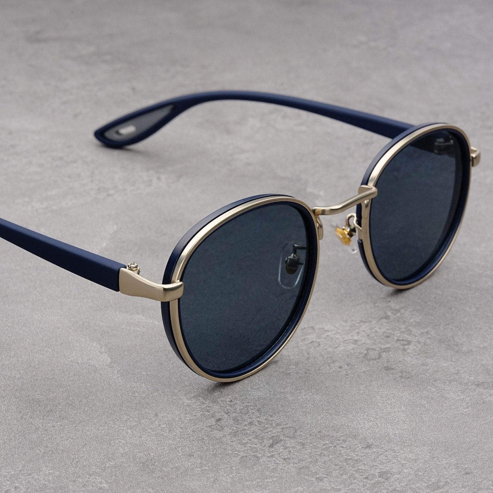 Luna - Round Frame Sunglasses - Hilltop Nord