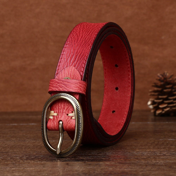 Wrenfield – Carved Buckle Leather Belt - Hilltop Nord