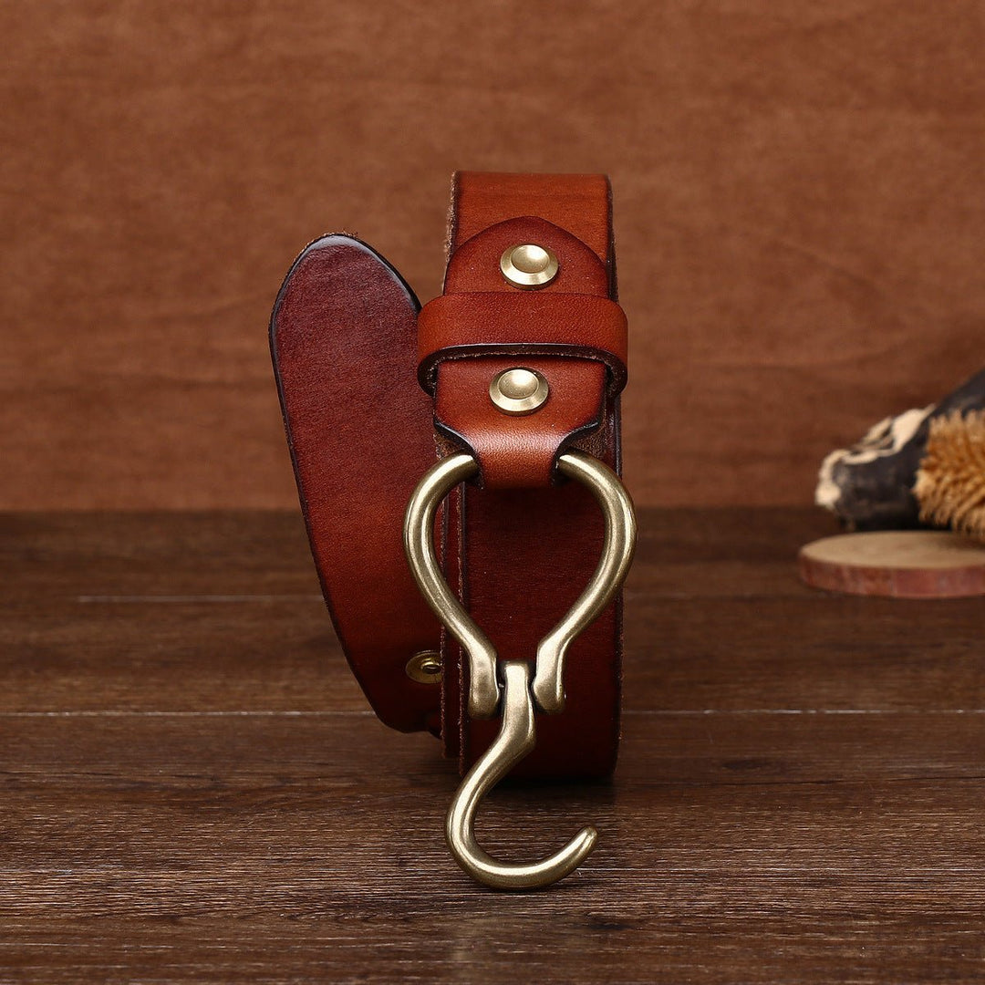 Caltrop – Hook Buckle Leather Belt - Hilltop Nord