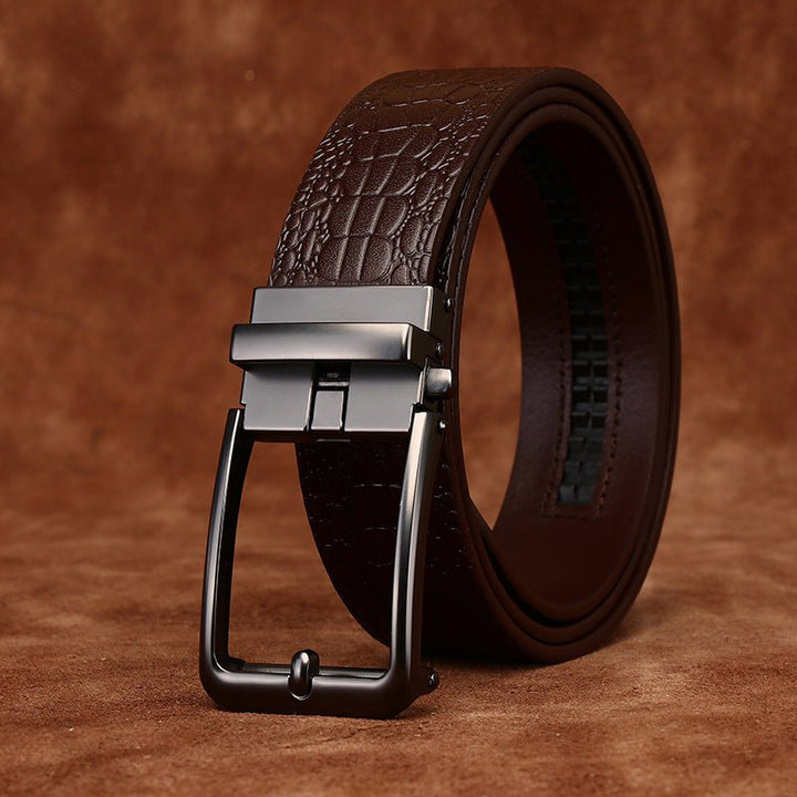 Firth – Crocodile - Embossed Reversible Belt - Hilltop Nord