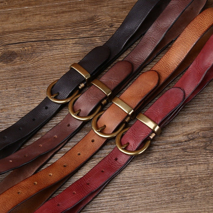 Eldridge – Antique Finish Leather Belt - Hilltop Nord