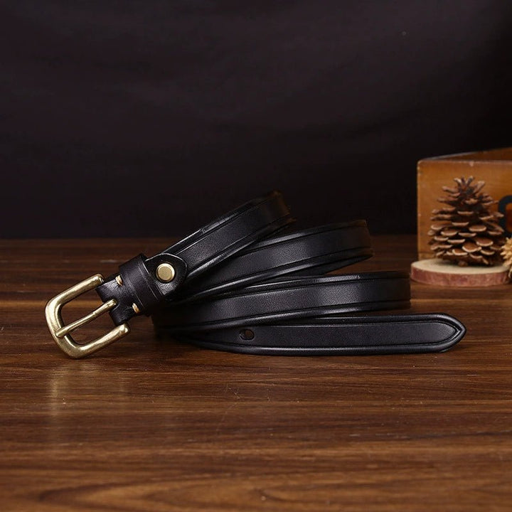 Kelso – Antique Finish Leather Belt - Hilltop Nord
