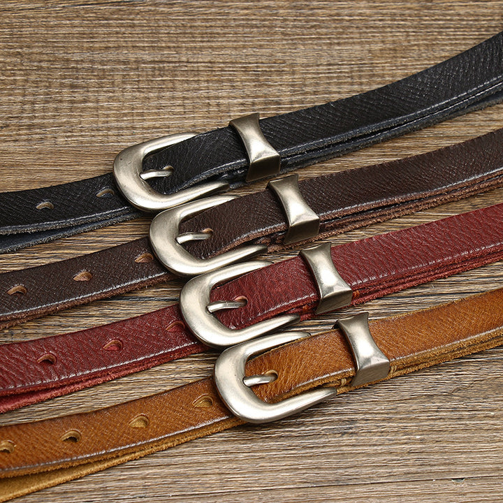 Dagger – Pin Buckle Leather Belt - Hilltop Nord