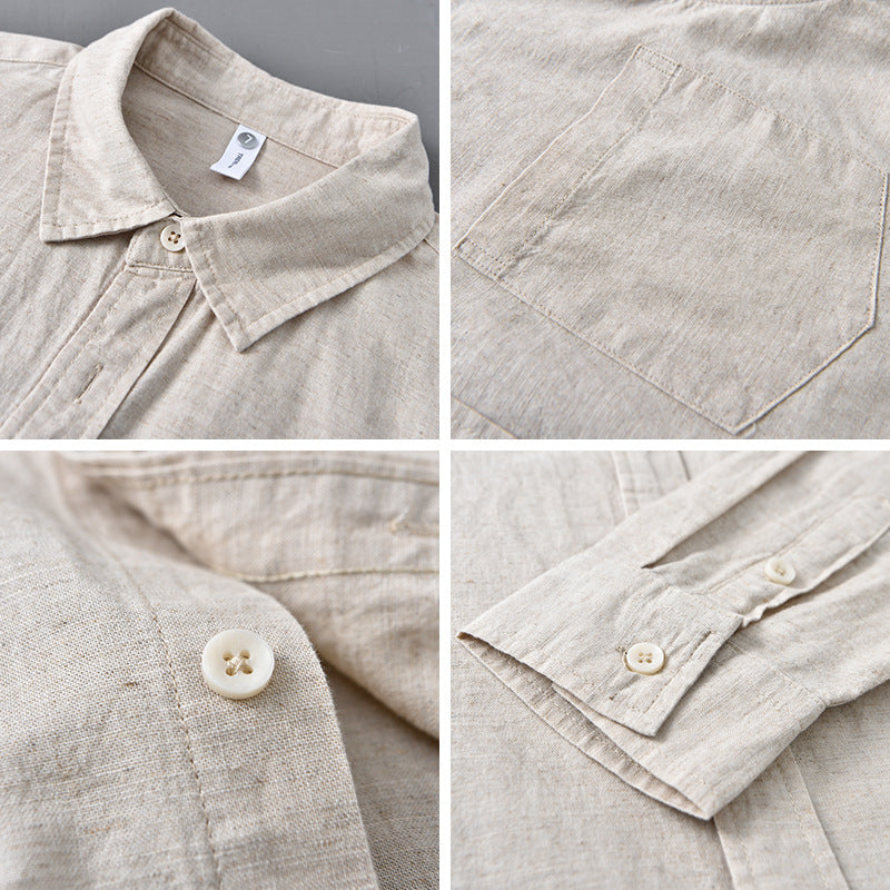 Coastline - Linen Button-Up