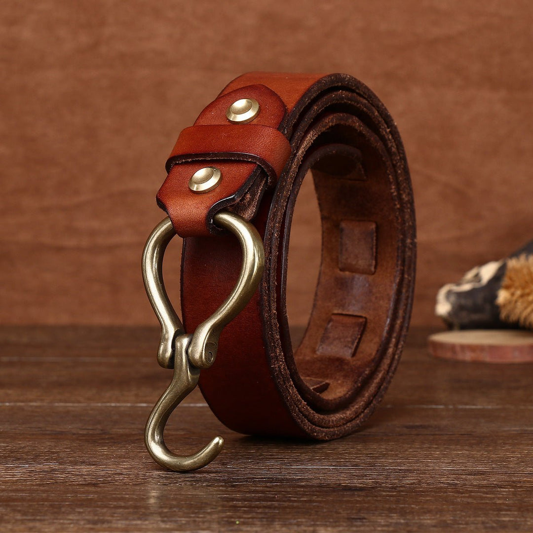 Caltrop – Hook Buckle Leather Belt - Hilltop Nord