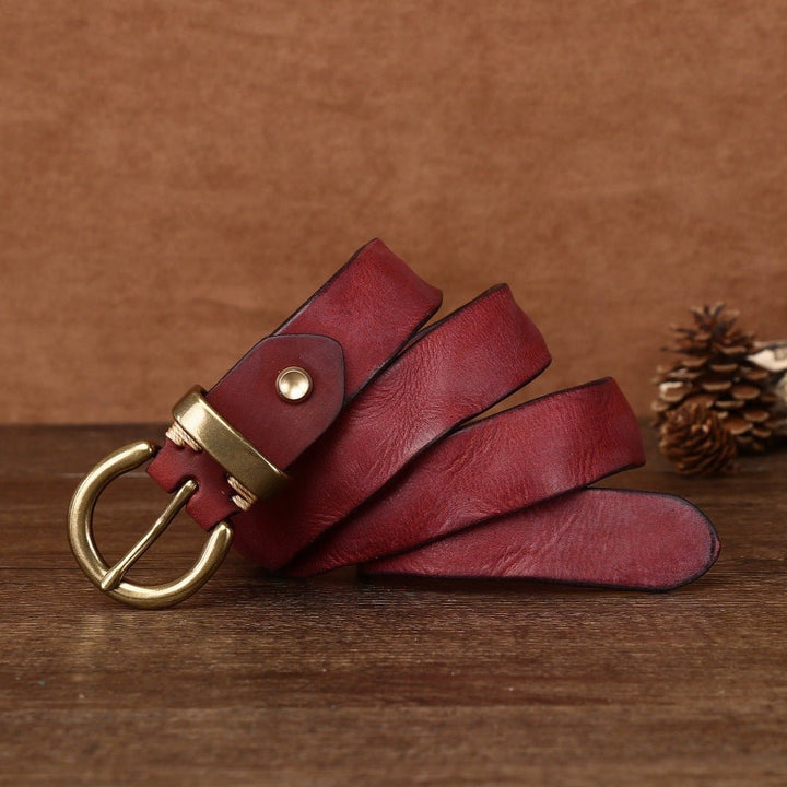 Eldridge – Antique Finish Leather Belt - Hilltop Nord