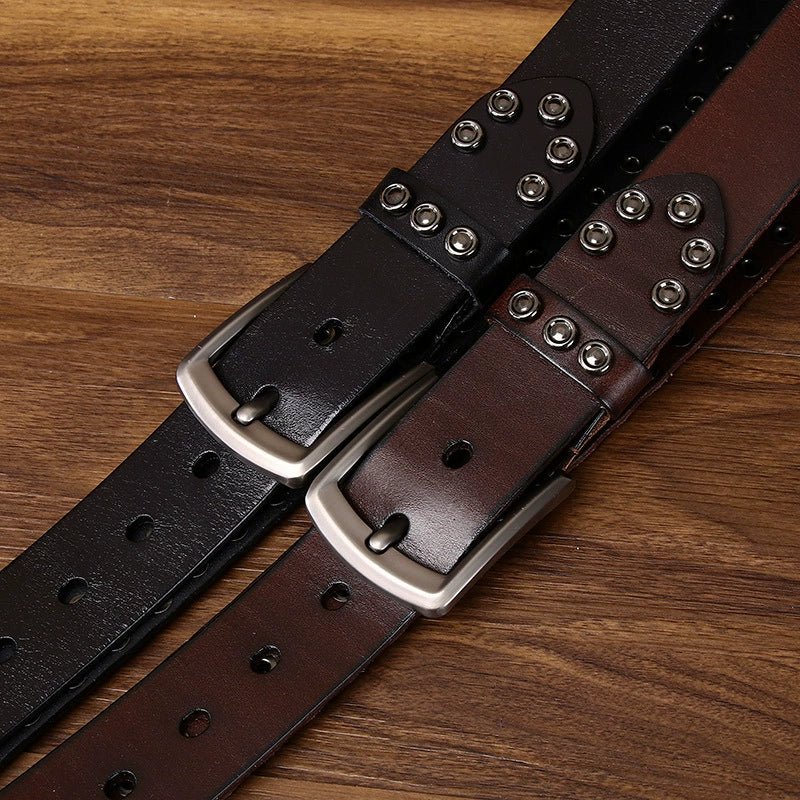 Oxley – Grommet Leather Belt - Hilltop Nord