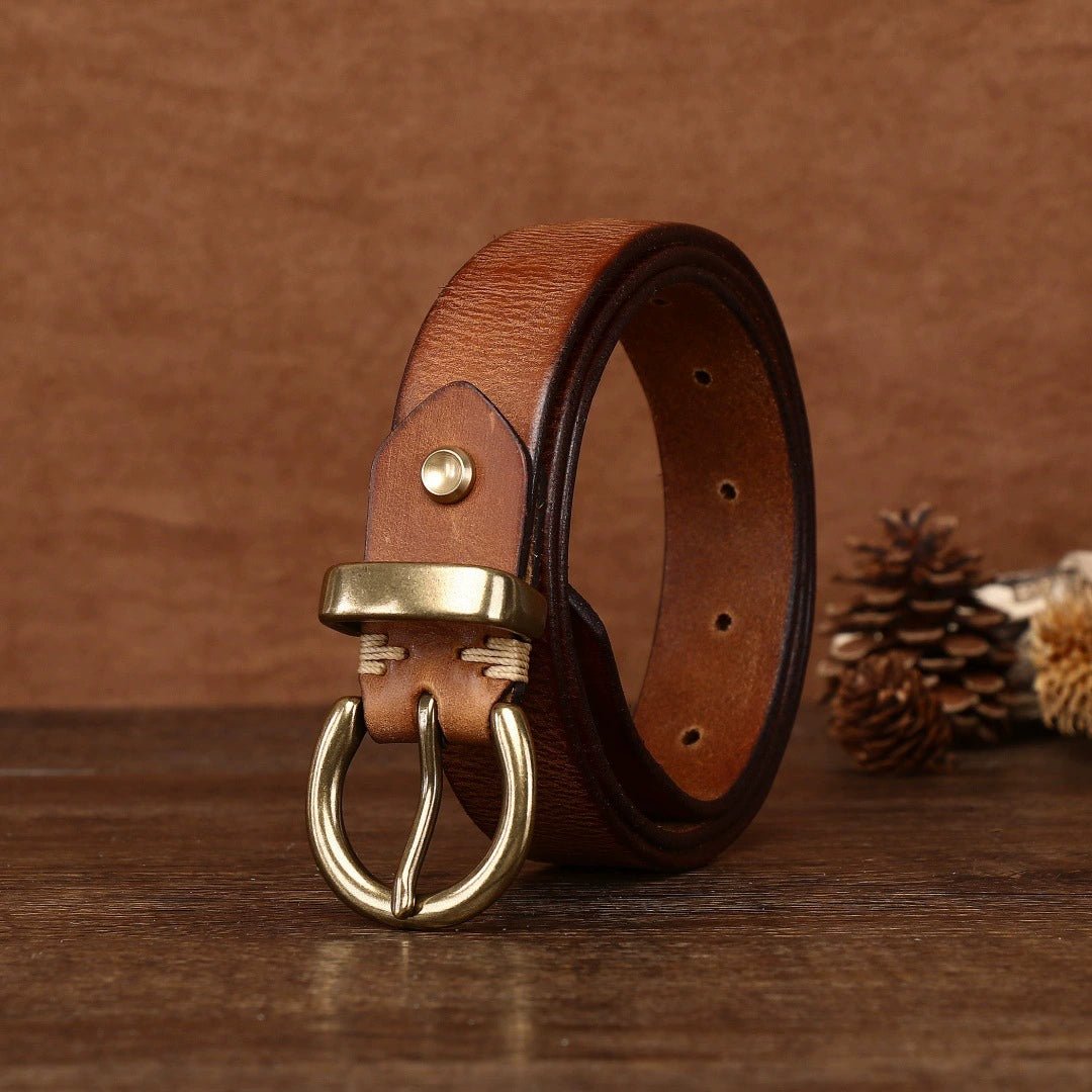 Eldridge – Antique Finish Leather Belt - Hilltop Nord