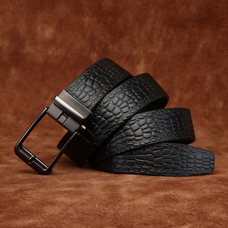 Firth – Crocodile - Embossed Reversible Belt - Hilltop Nord