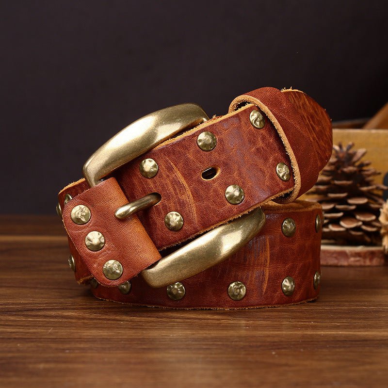 Thistlemark – Studded Leather Belt - Hilltop Nord