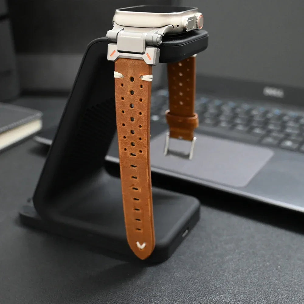 Modern Heritage Leather Apple Watch Band