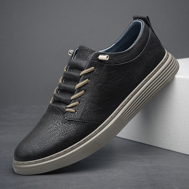 Cityscape™ - Genuine Leather Sneakers