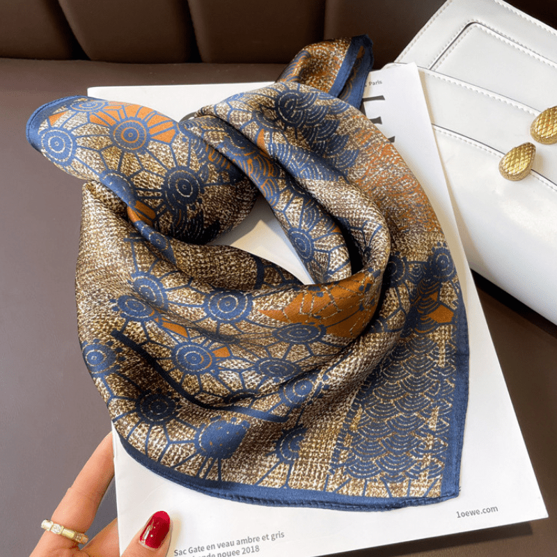 Orion - Printed Wool Scarf - Hilltop Nord