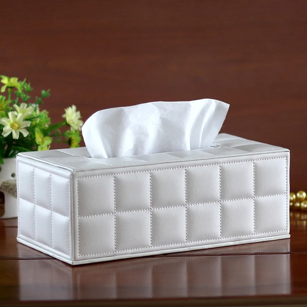 Modern Cubist Tissue Box Holder