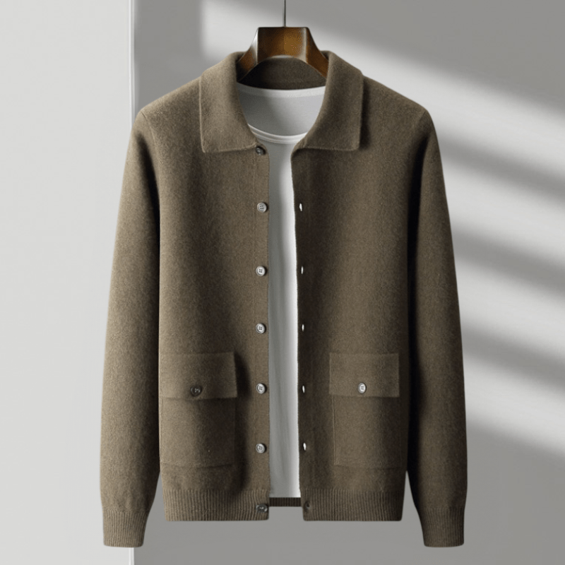 Hawthorne - Wool Button - Up Cardigan - Hilltop Nord