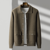 Hawthorne - Wool Button - Up Cardigan - Hilltop Nord
