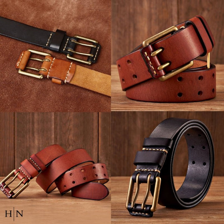 Ironmark – Double Prong Leather Belt - Hilltop Nord