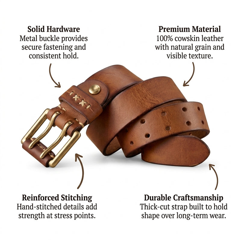 Bridleford – Leather Belt infographic