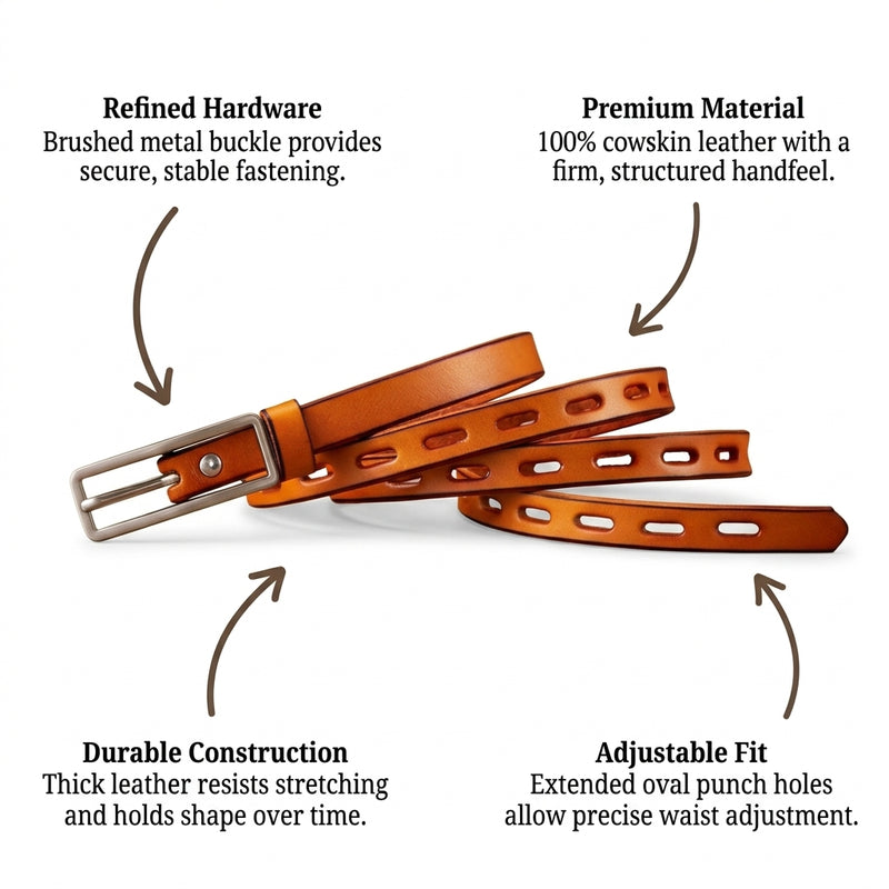 Ridgecraft – Leather Belt infographic